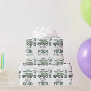 Ålder vid Grönten för återvinning av Lastbil Kids  Presentpapper