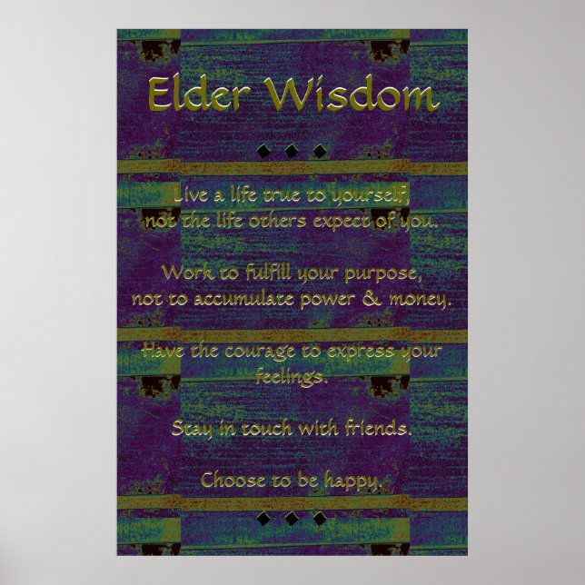 Älder Wisdom III Poster (Framsidan)