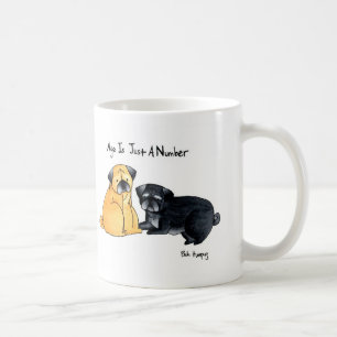 Åldern är precis en numrera kaffemugg