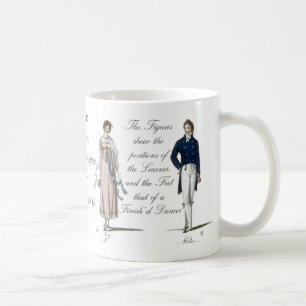 Åldern av Jane Austen den Contra dansen Kaffemugg