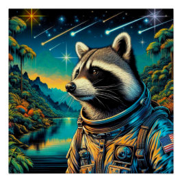 ÅLDERN FÖR STÅL-NORDIN RACCOON 4 PERFECT POSTER