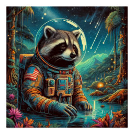 ÅLDERN FÖR STÅL-NORDIN RACCOON 6 PERFECT POSTER