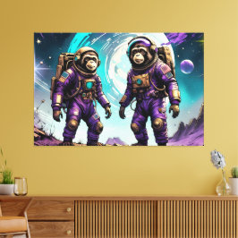 ÅLDERN FÖR STÅL-TAMARIN MONKEY 7 CANVASTRYCK