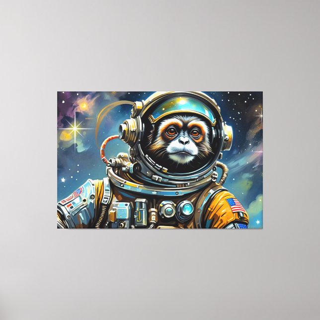 ÅLDERN FÖR STEEL-TAMARIN MONKEY 3 CANVASTRYCK (Framsida)