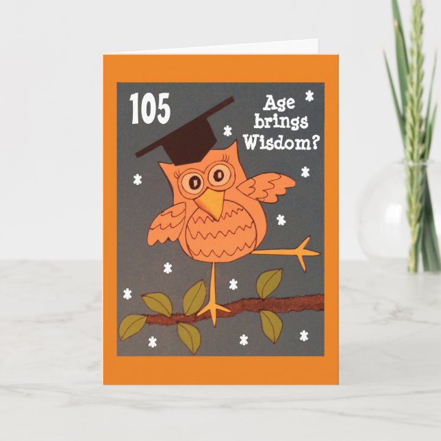 Åldern ger Wisdom-kort Kort (Framsida)