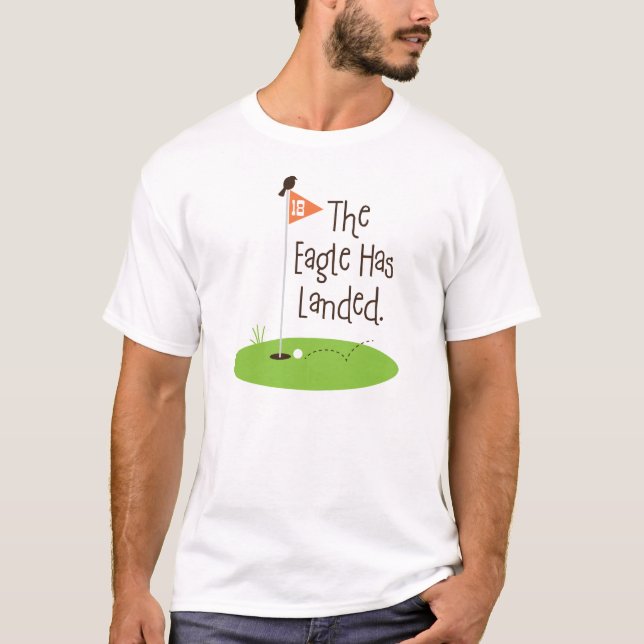 Åldern har landat, Golfscenen T Shirt (Framsida)