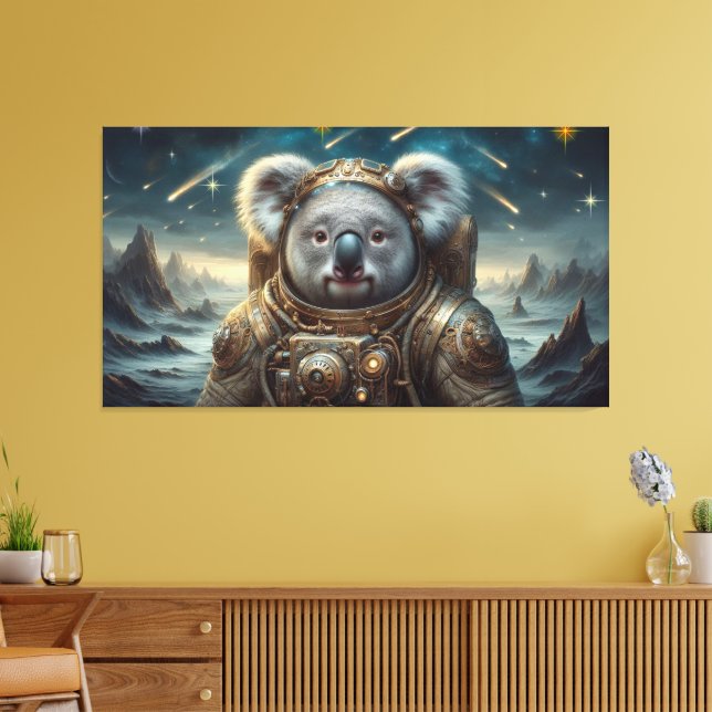 ÅLDERN STÅL-KOALA 2 CANVASTRYCK (Insitu (Vardagsrum))