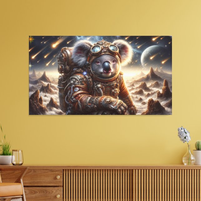 ÅLDERN STÅL-KOALA 3 CANVASTRYCK (Insitu (Vardagsrum))