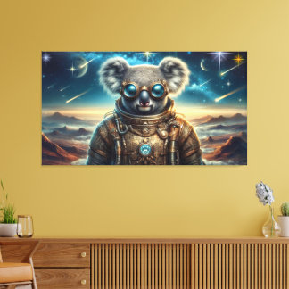 ÅLDERN STÅL-KOALA 4 CANVASTRYCK