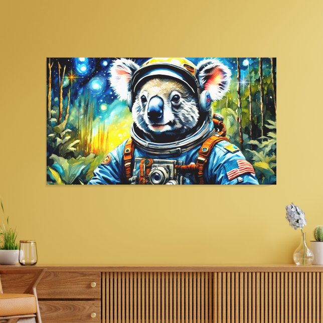 ÅLDERN STÅL-KOALA 5 CANVASTRYCK (Insitu (Vardagsrum))