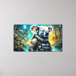 ÅLDERN STÅL-KOALA 6 CANVASTRYCK