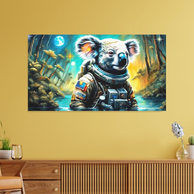 ÅLDERN STÅL-KOALA 6 CANVASTRYCK (Insitu (Vardagsrum))