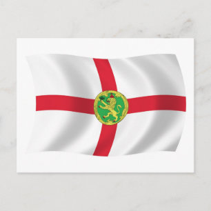 Alderney Flagga vykort