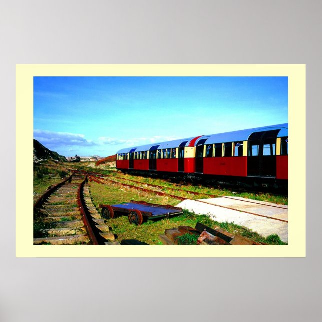 Alderney tåg poster (Framsidan)