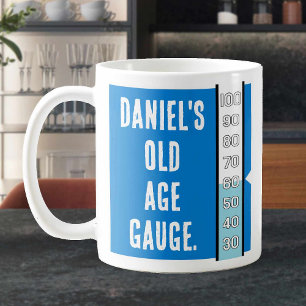 Åldersålder 60:e födelsedagen kaffemugg