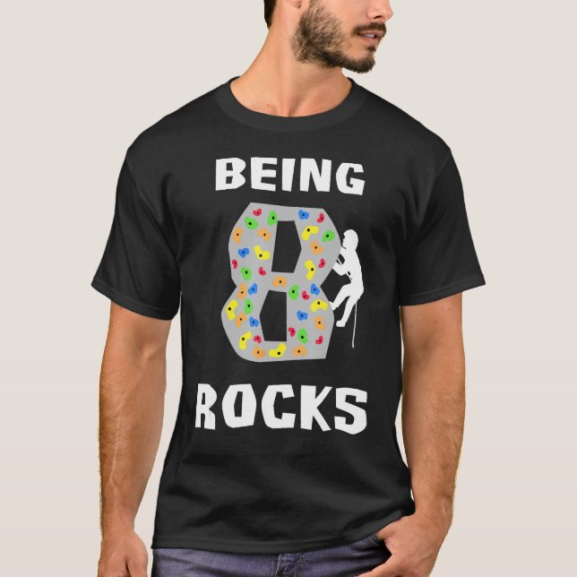 Åldersår Sten Funny Sten Kliber Birthda T Shirt (Framsida)