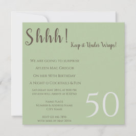 Åldersbjudande på födelsedagen inbjudningar