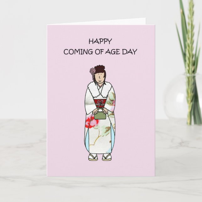 Åldersdag i Japan Kort (Framsida)