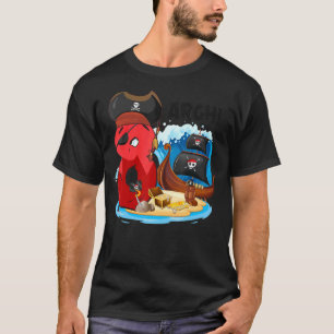 Åldersdaglig Pirat-födelsedag Pirater Frakt Arr 8: T Shirt