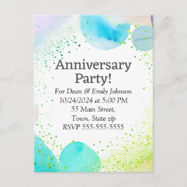 Åldersdagsbjudanden Inbjudan Vykort