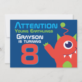 Åldersdagskorgen 8:e blå orangen inbjudan