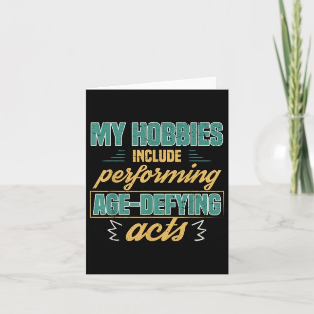 Åldersdeskription Agerar ynka gamla morföräldrar f Kort (Framsida)