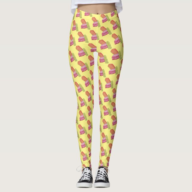 Åldersfäst Helgdag, Ribbon Candy Leggings (Framsida)
