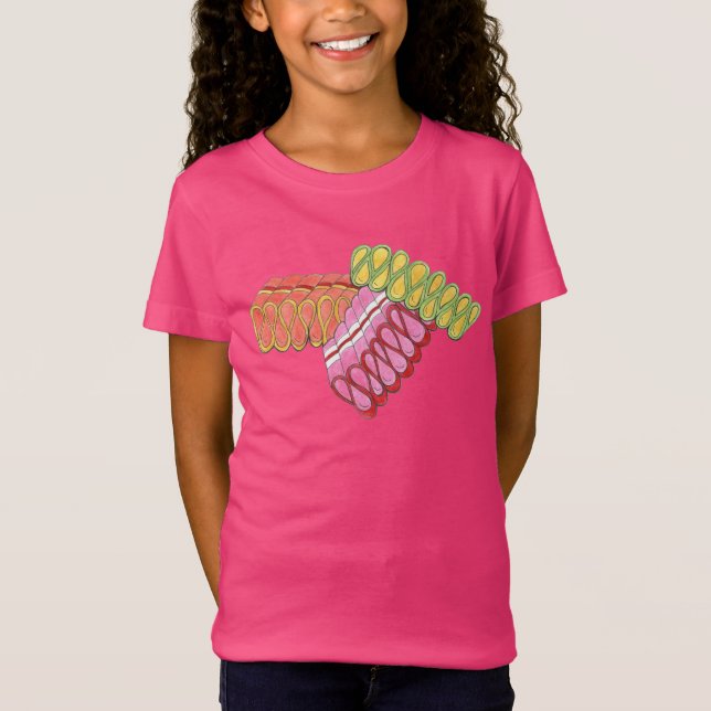 Åldersfäst Helgdag, Ribbon Candy T Shirt (Framsida)
