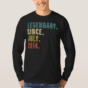 Åldersförklaring sedan juli 2014 8:e födelsedagen t shirt