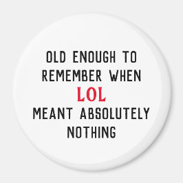 Åldershumor Magnet
