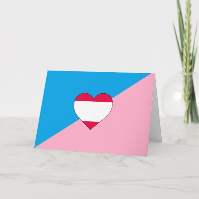 Ålderslek Pride Flagga Helgkort (Framsida)