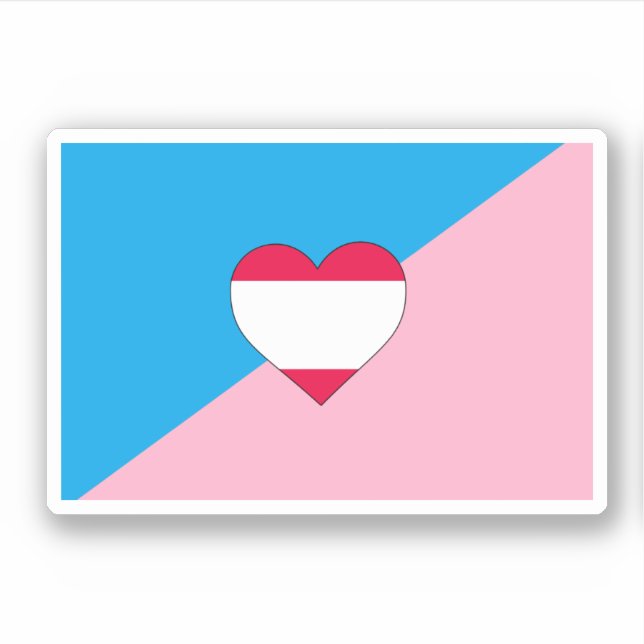 Ålderslek Pride Flagga Klistermärken (Framsida)