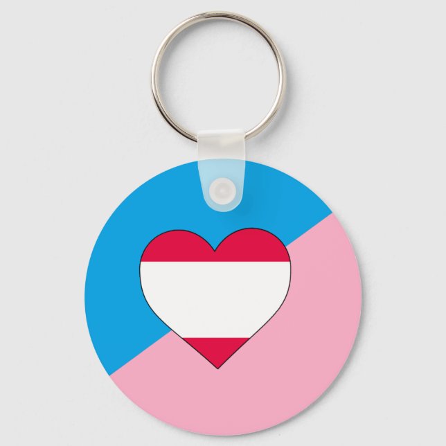 Ålderslek Pride Flagga Nyckelring (Framsida)