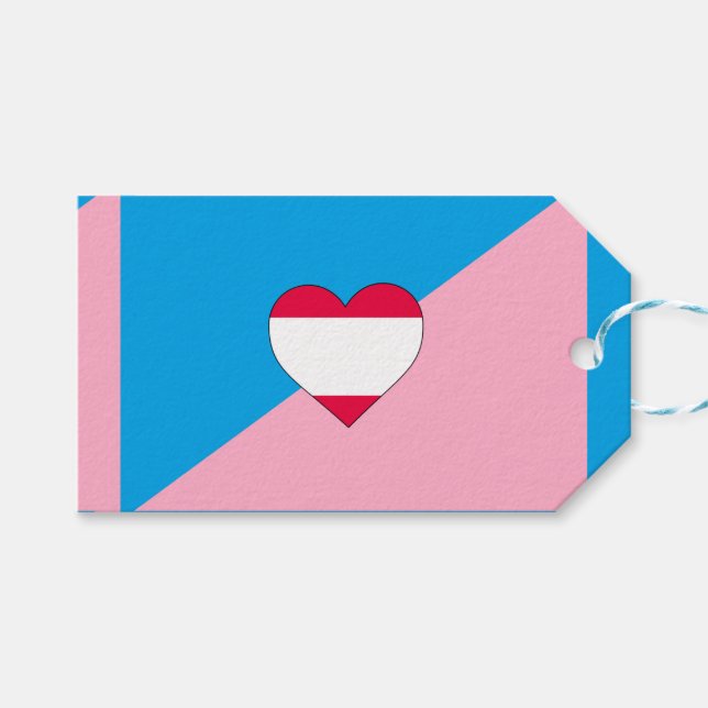 Ålderslek Pride Flagga Presentetikett (Framsidan (Horisontell))