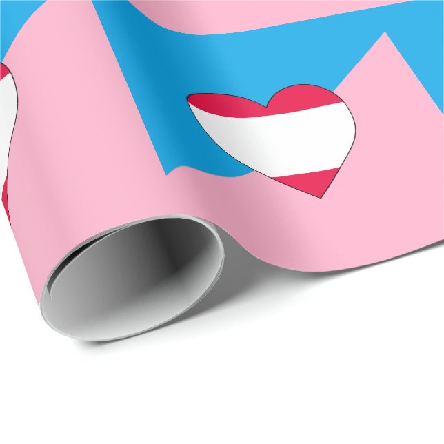 Ålderslek Pride Flagga Presentpapper (Rullad Hörn)