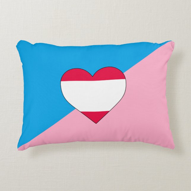 Ålderslek Pride Flagga Prydnadskudde (Framsidan)