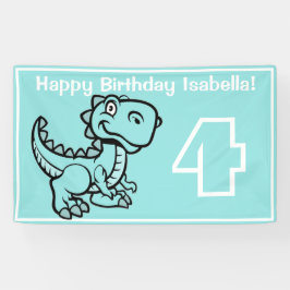 Åldersmål T Rex Dinosaur Birthday