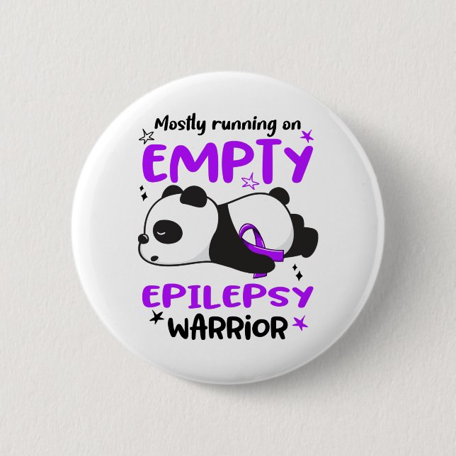 Åldersmånad för information om epilepsi Ribbon Gif Knapp (Framsida)