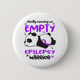 Åldersmånad för information om epilepsi Ribbon Knapp