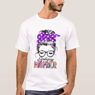 Åldersmånad för information om epilepsi Ribbon T Shirt