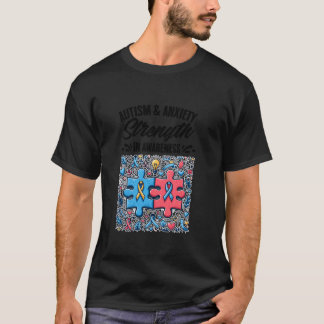 Åldersmånad Personer i autism och ångest T Shirt