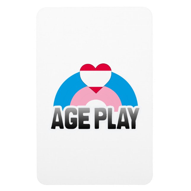 ÅLDERSPEL REGNBÅGE MAGNET (Vertikal)