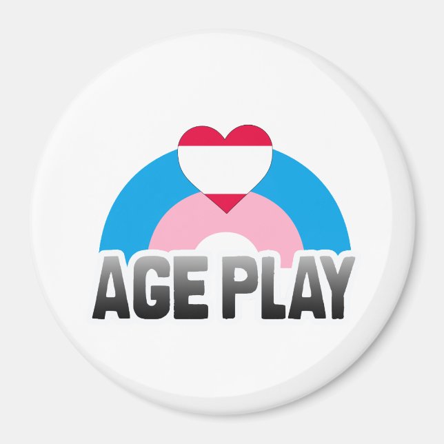 ÅLDERSPEL REGNBÅGE MAGNET (Framsidan)