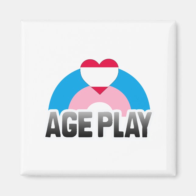 ÅLDERSPEL REGNBÅGE MAGNET (Framsidan)
