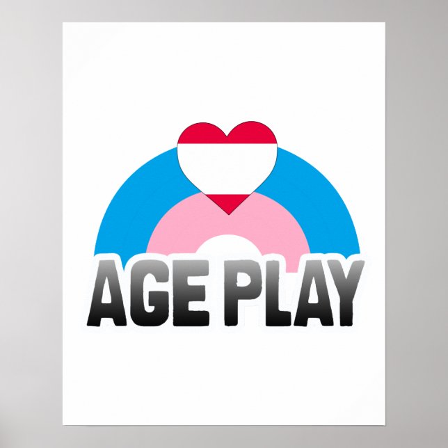 ÅLDERSPEL REGNBÅGE POSTER (Framsidan)