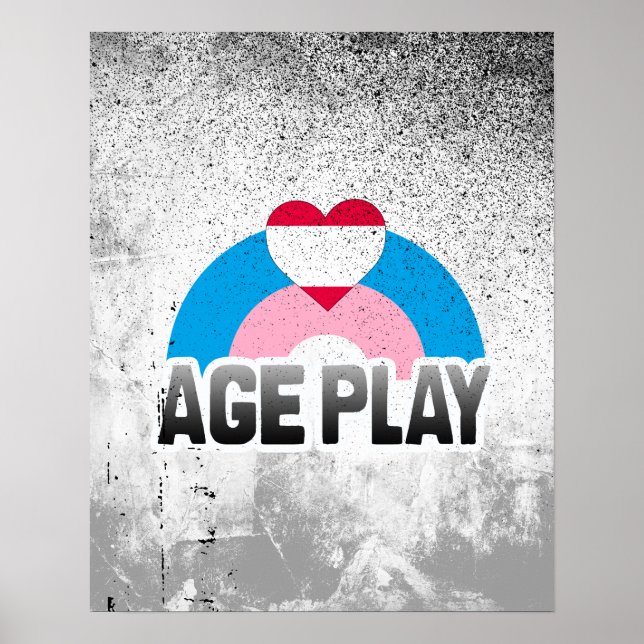 ÅLDERSPEL REGNBÅGE POSTER (Framsidan)