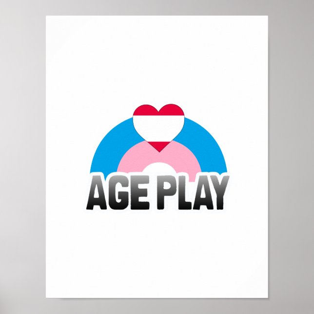 ÅLDERSPEL REGNBÅGE POSTER (Framsidan)
