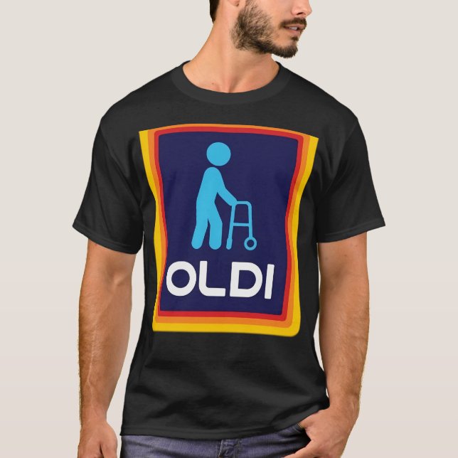 Aldi Inspirerad Oldi T Shirt (Framsida)
