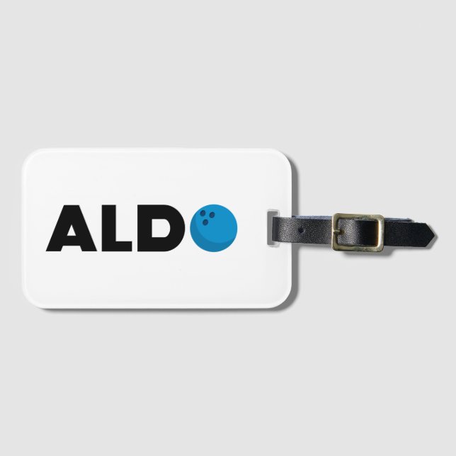 Aldo bowling bagagebricka (Framsida horisontal)