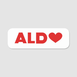 Aldo Kärlek Namnbricka